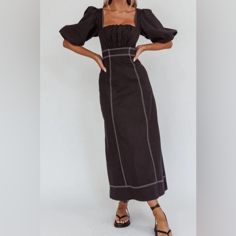 Brand new never worn western denim style dress by One and Only size M - Picture 3 of 5